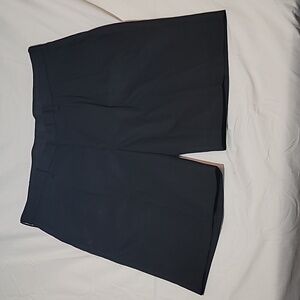 NWT EDWARDS Men's Black Flat Front Microfiber Shorts Size 40